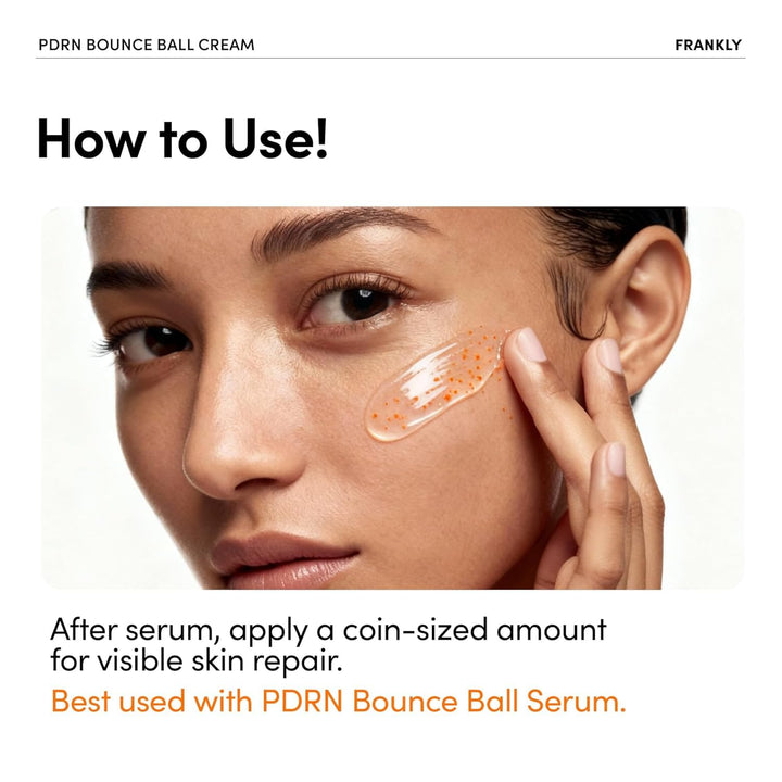 FRANKLY Salmon PDRN Bounce Ball Cream, 1.69 fl oz