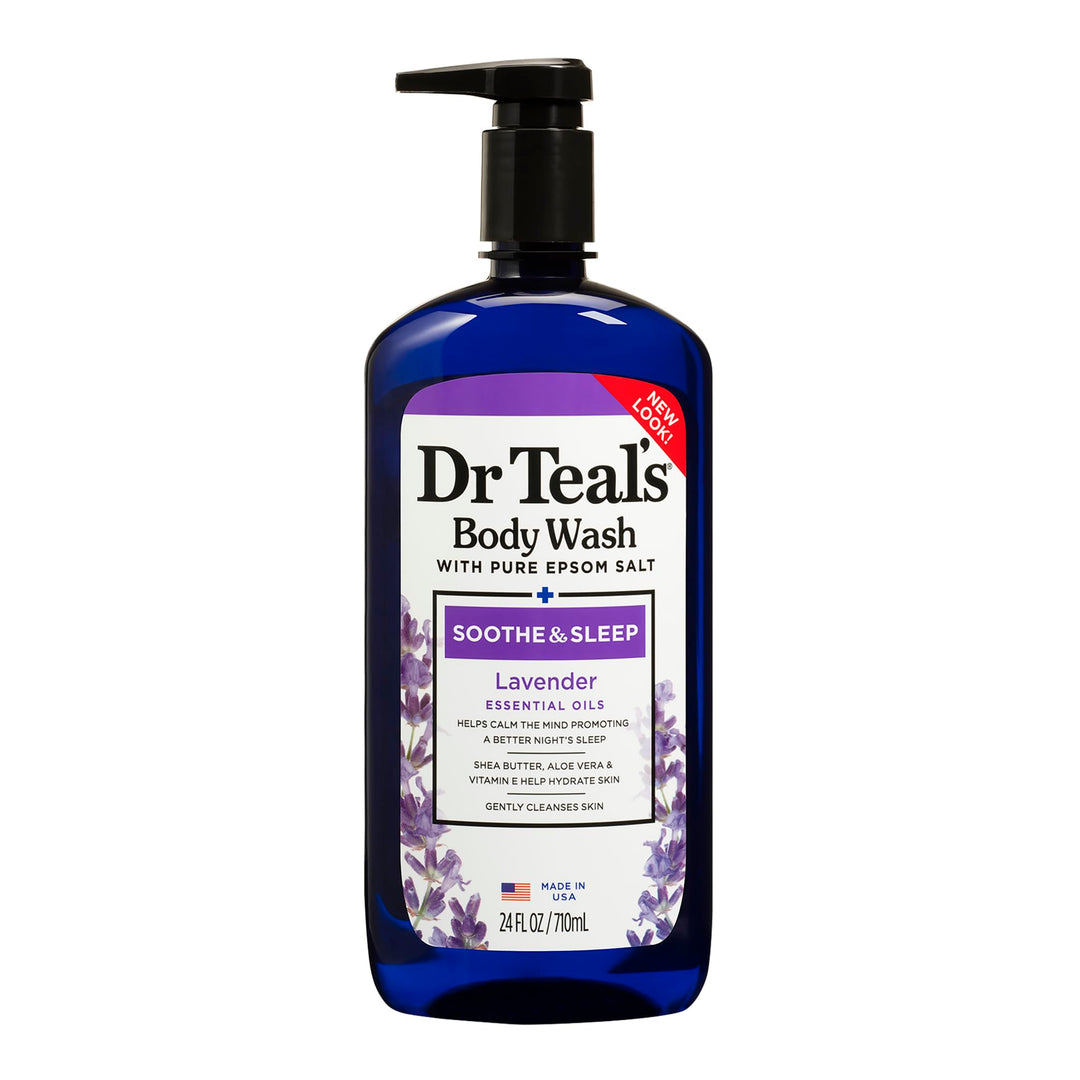 Dr. Teal's Epsom Salt Body Wash, Lavender, 710 ml