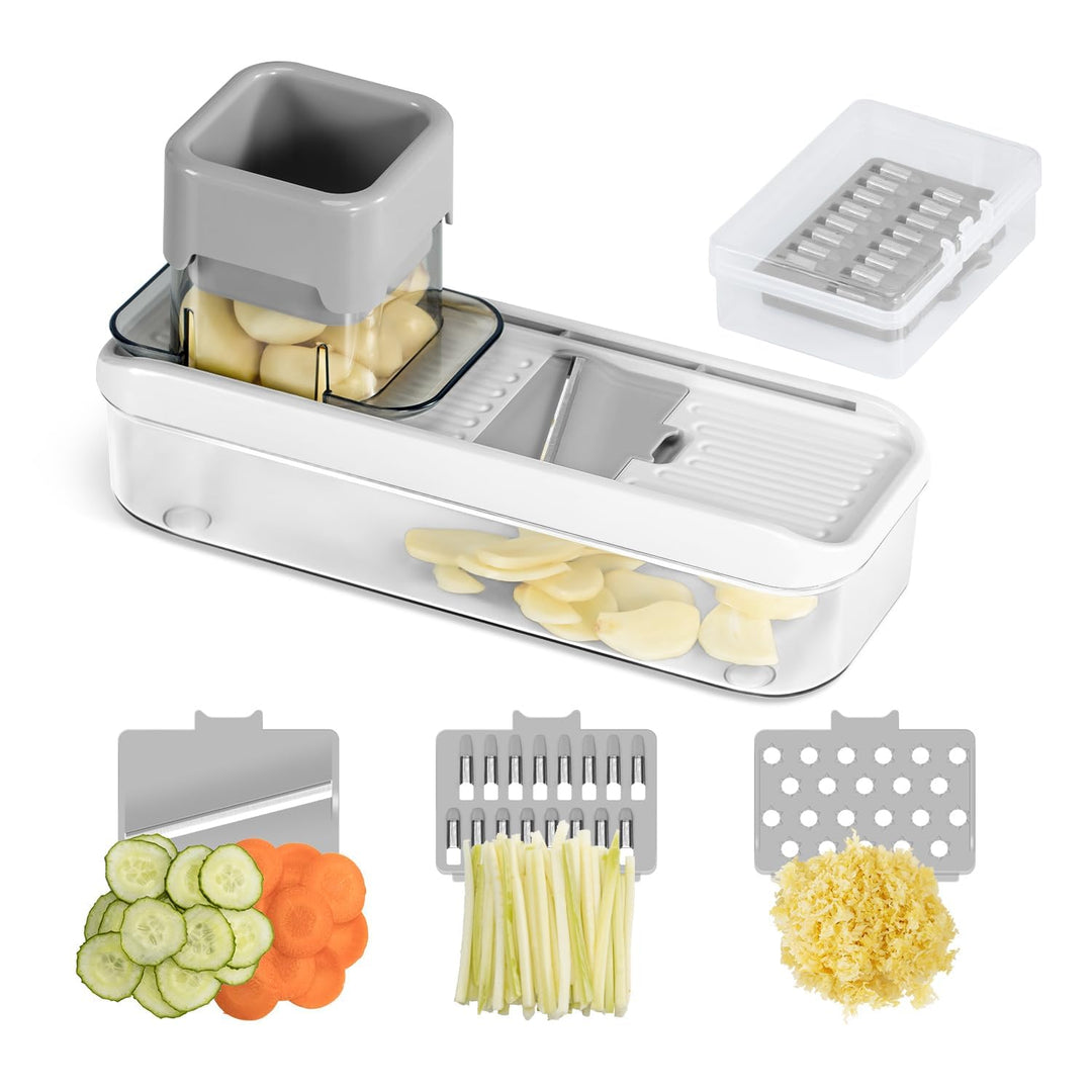 Badelite Mini Garlic Slicer, Multi-Functional Mandoline