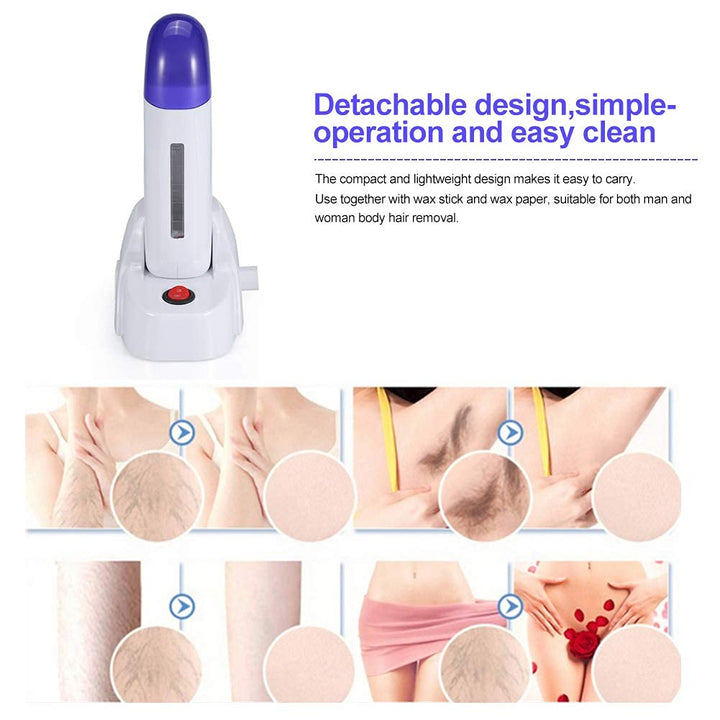 Nynelly Portable Single Depilatory Roll On Wax Warmer, 1 Count