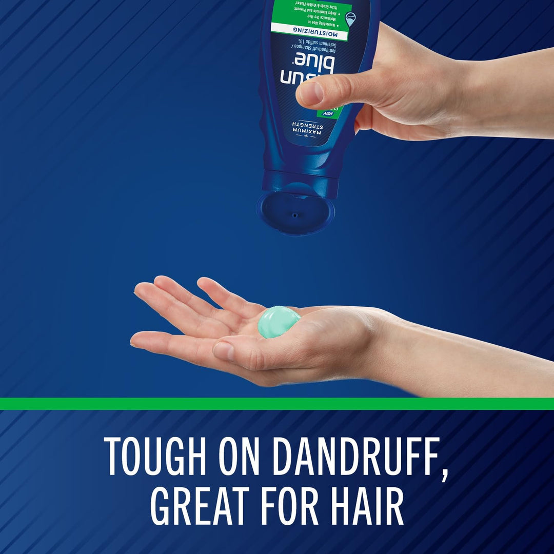 Selsun Blue Moisturizing Dandruff Shampoo, Aloe, 11 oz