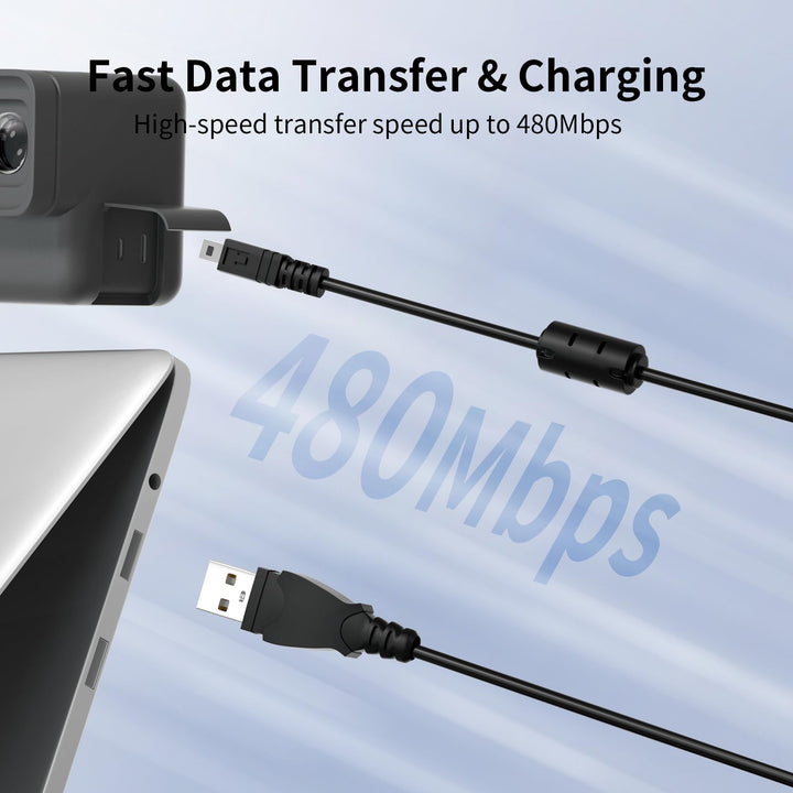 LEAGY USB Battery Charger Data Sync Cable Cord for Sony Camera Cybershot DSC-W800 W810 W830 W330 s/b/p/r