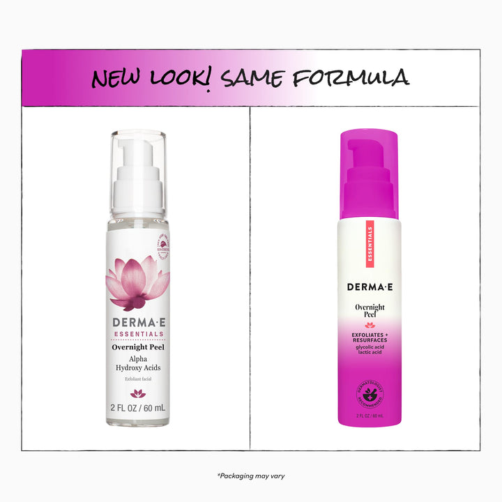 Derma E 5% AHA Overnight Peel, 60 ml, 2 oz