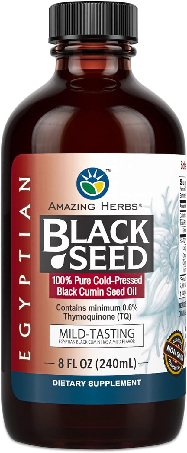 Amazing Herbs Premium Black Seed Oil, 8 fl oz