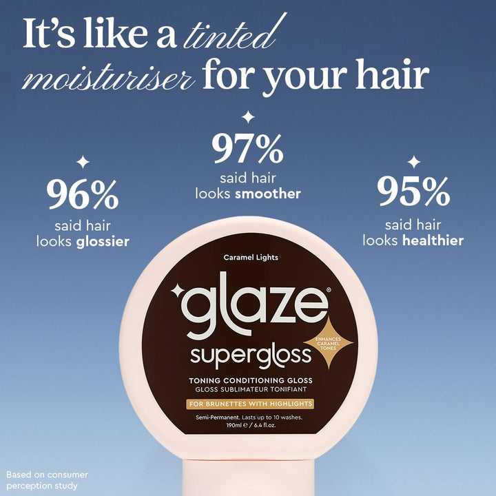 Glaze Supergloss Color Conditioning Gloss, Caramel Lights, 6.4 fl oz