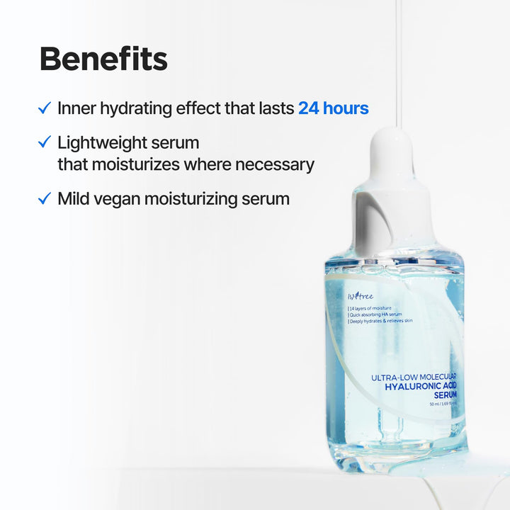 IsNtree Ultra-Low Molecular Hyaluronic Acid Serum, 1.69 fl oz