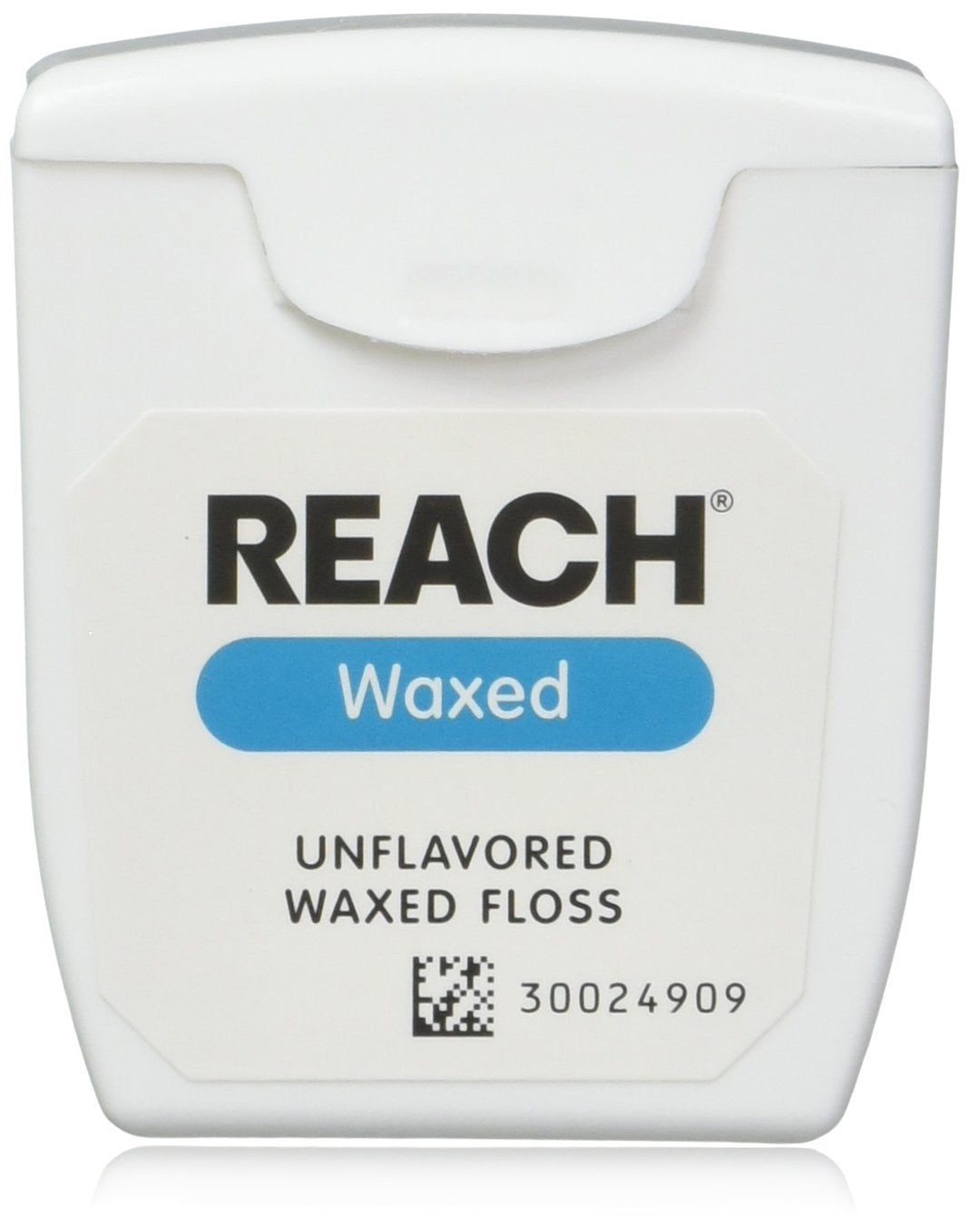 REACH Waxed Dental Floss, Unflavored, 55 yd