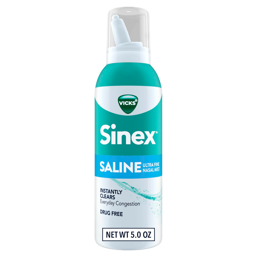 Vicks Sinex Saline Nasal Spray, 5.0 fl oz