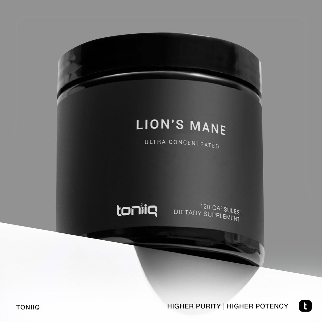 Toniiq Lion's Mane Mushroom Supplement, 1800 mg, 120 Count