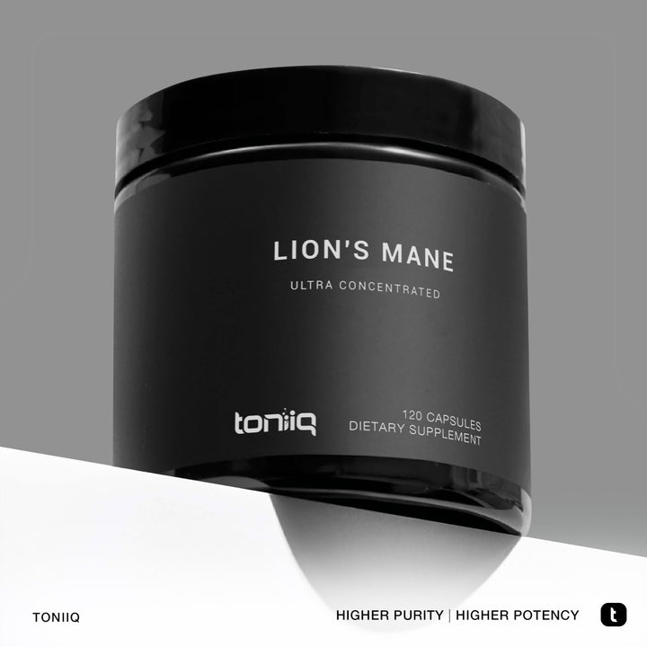 Toniiq Lion's Mane Mushroom Supplement, 1800 mg, 120 Count