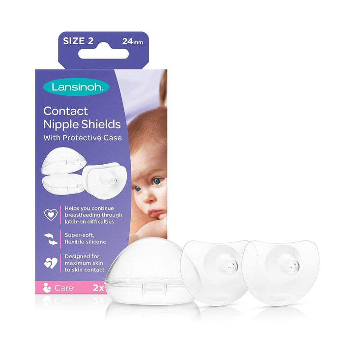 Lansinoh Contact Nipple Shields, 2 Count, Pack of 2