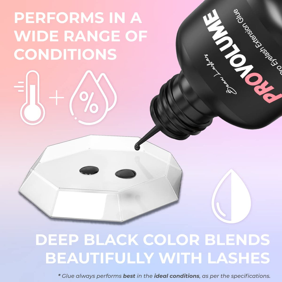 BEAU LASHES Eyelash Extension Glue, Black, 5 ml