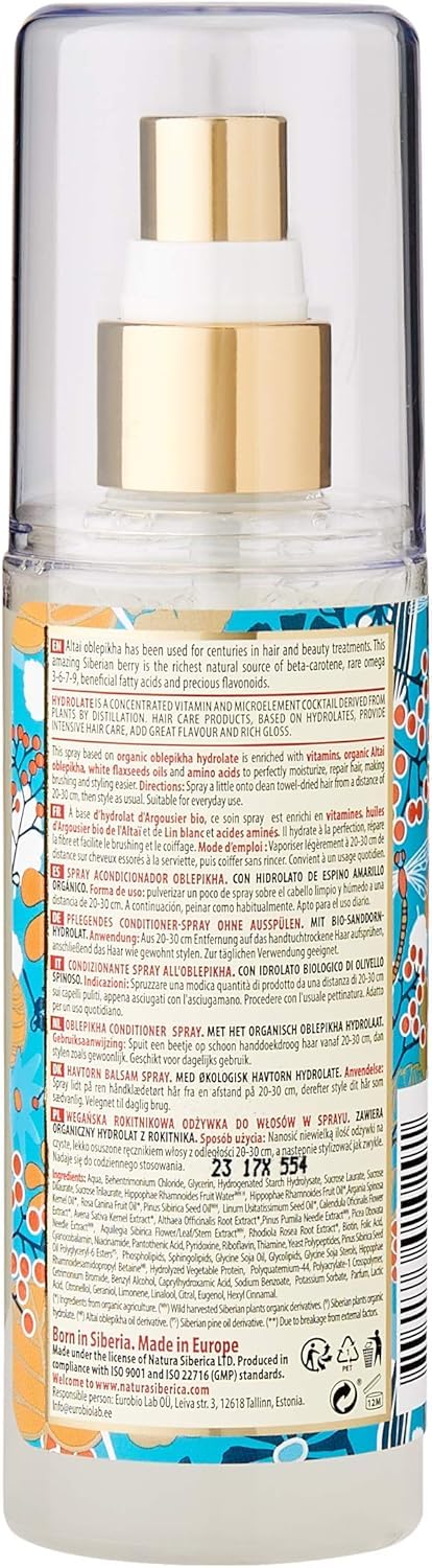 Natura Siberica Oblepikha Hair Conditioning Spray, 125 ml