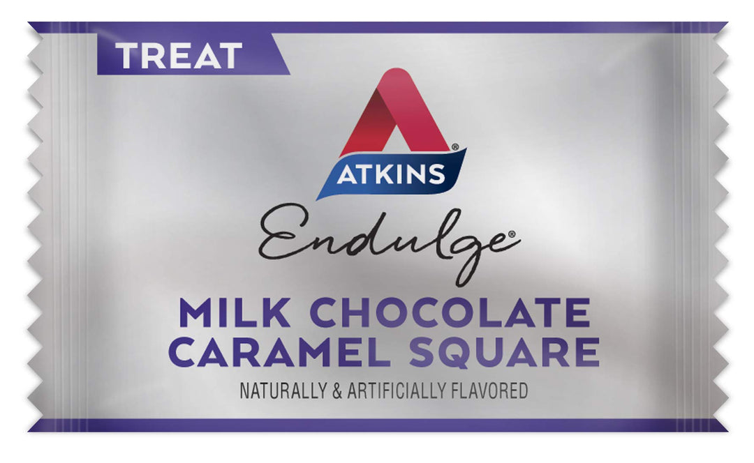 Atkins Endulge Treat, Milk Chocolate Caramel Squares, 15 Count