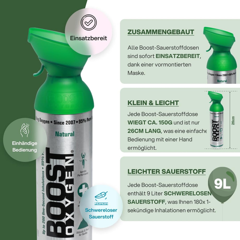 Boost Oxygen Natural, 9 l