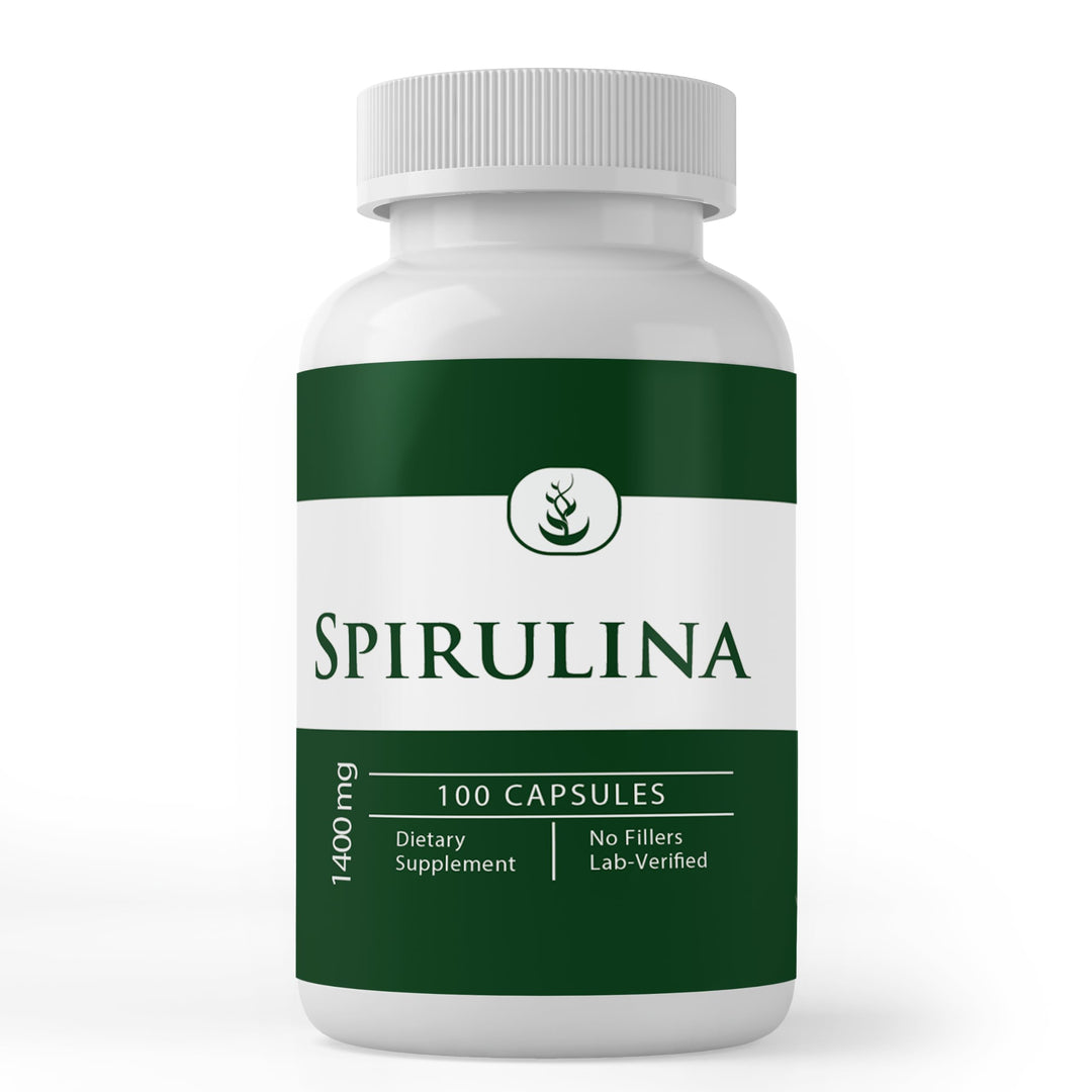 Pure Original Ingredients Spirulina, 100 Count