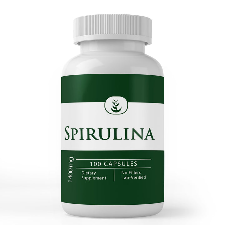 Pure Original Ingredients Spirulina, 100 Count