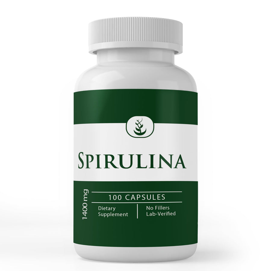 Pure Original Ingredients Spirulina, 100 Count