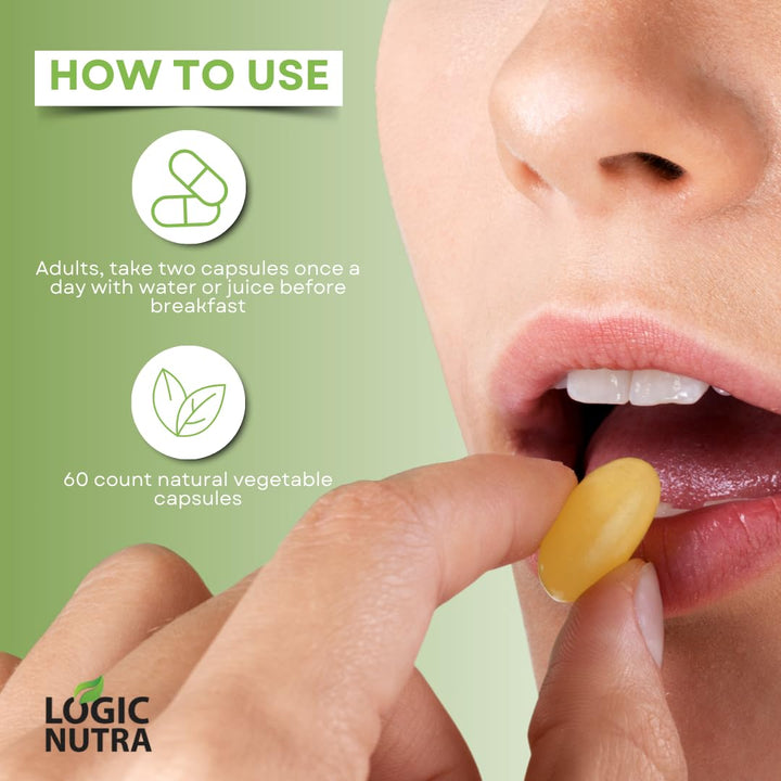 Logic Nutra Citrus Bergamot Supplement, 1,000 mg, 60 Count