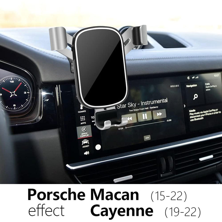 musttrue Car Phone Holder, Porsche Macan 2015-2025 And Porsche Cayenne 2019-2023
