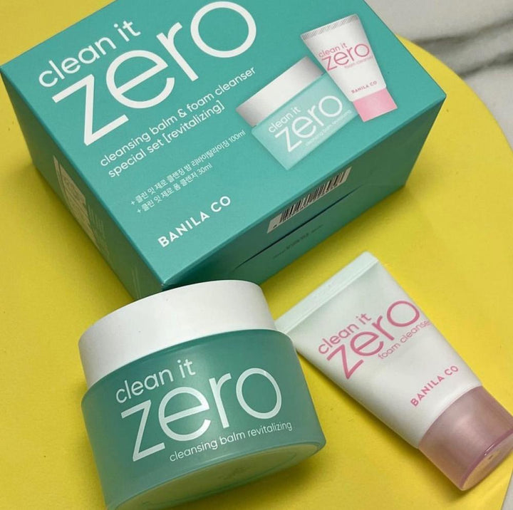 Clean It Zero Cleansing Balm Revitalizing Foam Set