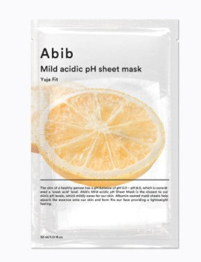 MILD ACIDIC pH SHEET MASK YUJA FIT (10EA)