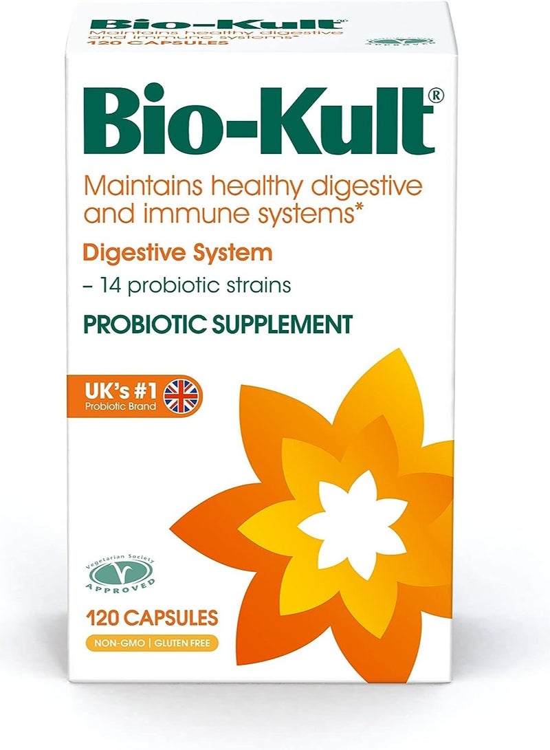 Bio-Kult Everyday Probiotic Supplement, 120 Count