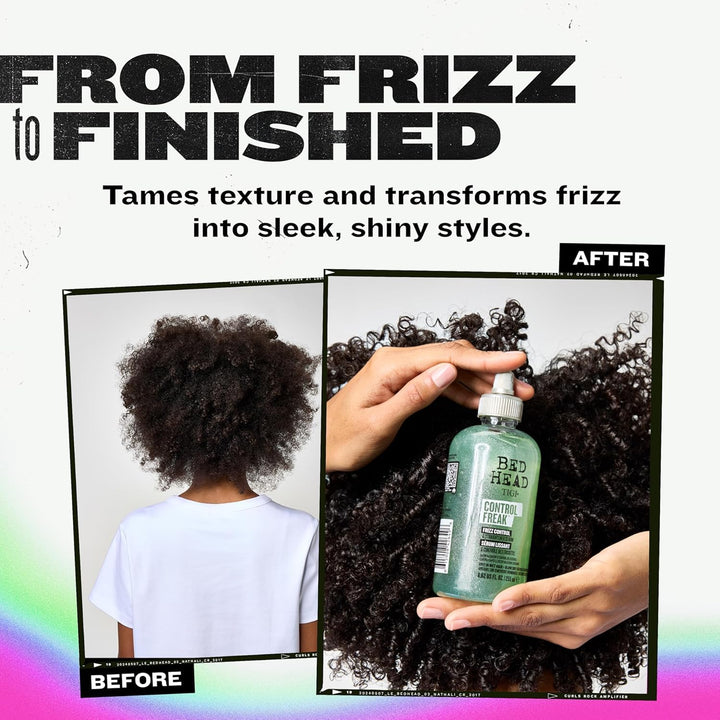 TIGI Control Freak Hair Serum For Curly Or Frizzy Hair, 8.62 fl oz