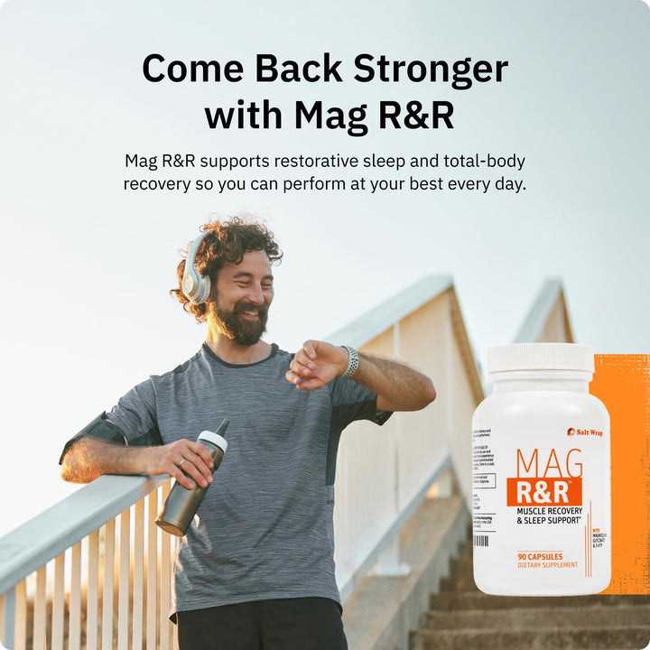 SaltWrap Mag R&R Nighttime Muscle Cramp Relief, 90 Count