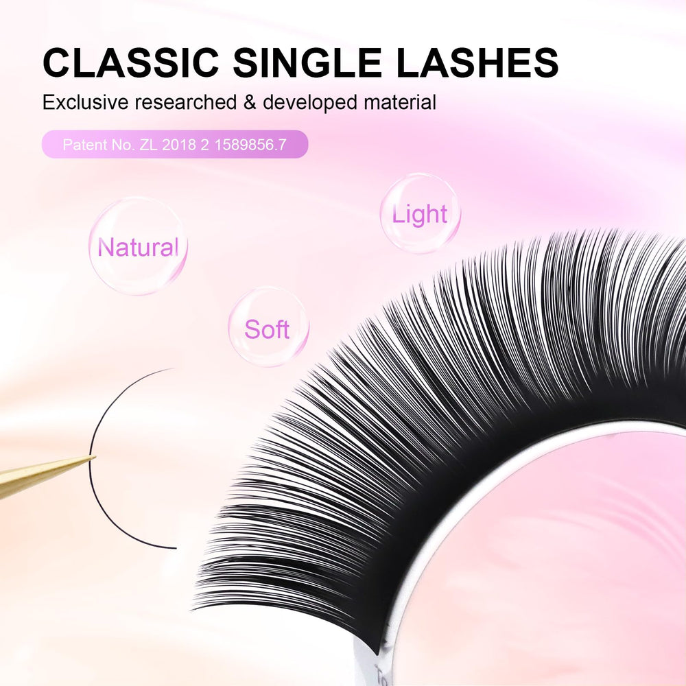 NAGARAKU Eyelash Extensions, 0.03mm C Curl, 7-15mm