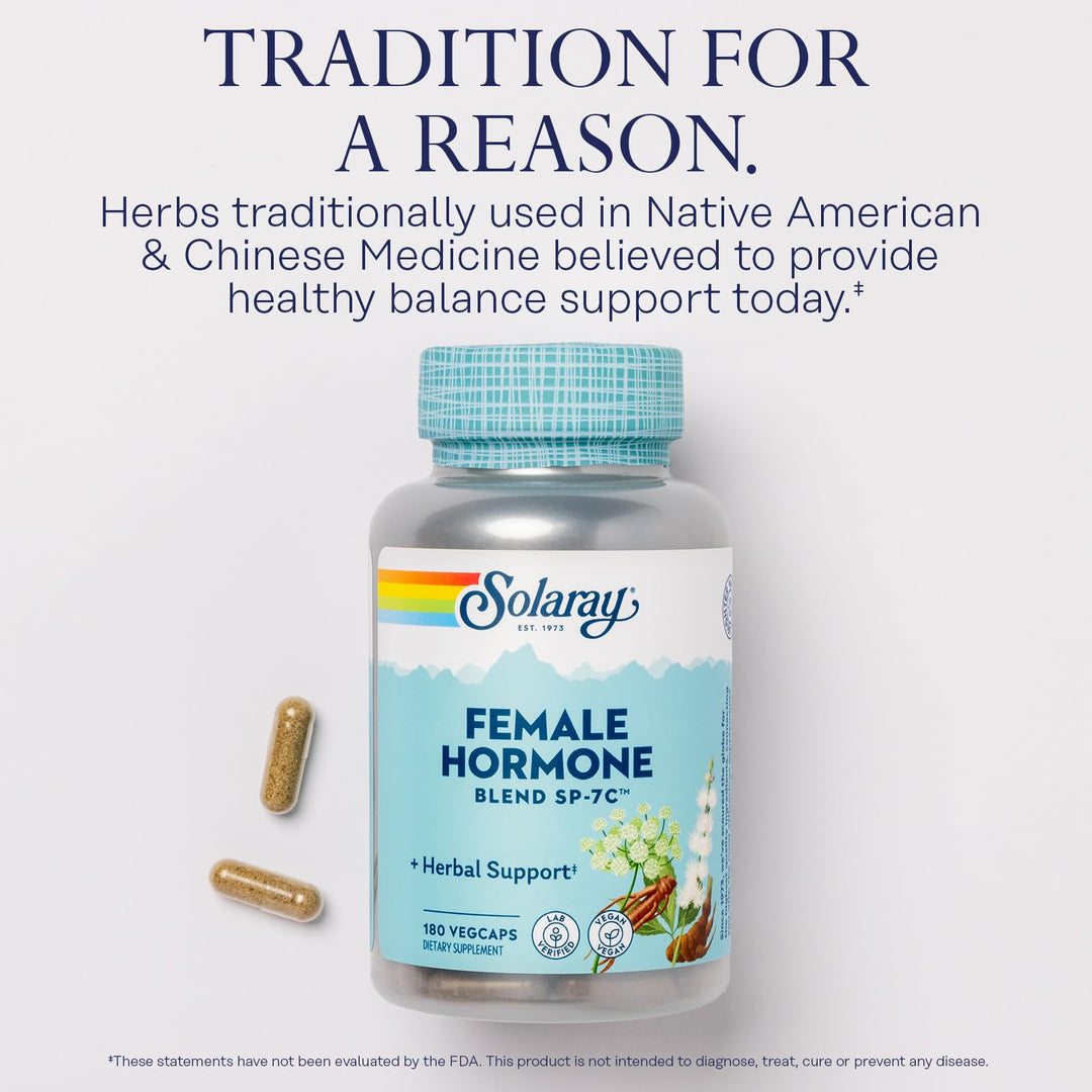 SOLARAY Female Hormone Blend SP-7C Capsules, 180 Count