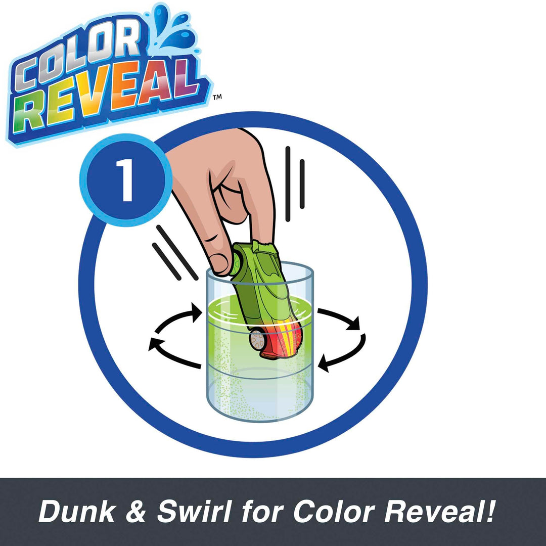 Hot Wheels Color Reveal 2 Pack, 1:64 Scale, Multi-Colour