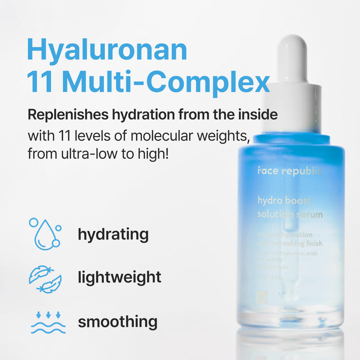 Face Republic Hydro Boost Solution Serum, 45 ml
