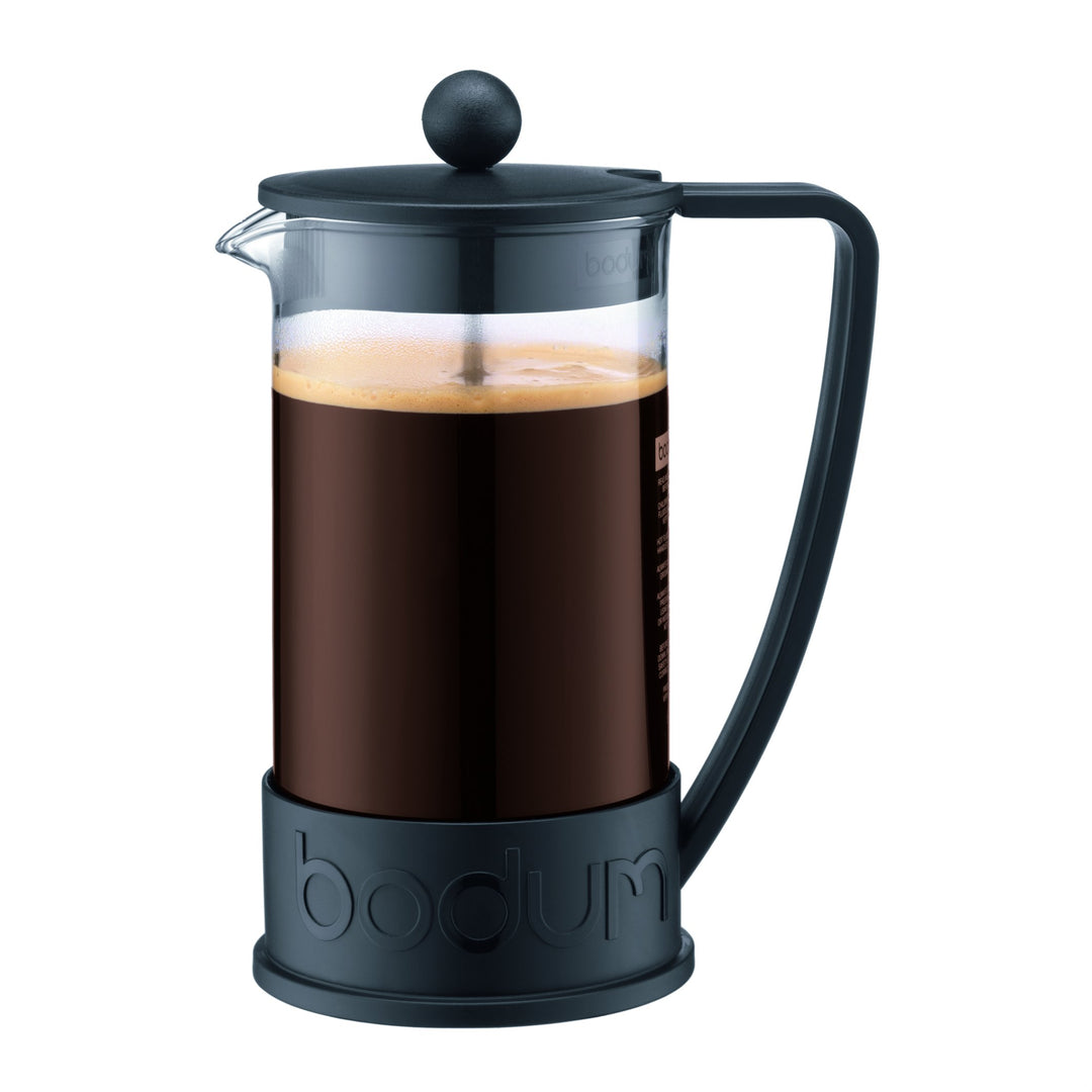 Bodum Brazil French Press Coffee Maker, Black, 34 oz