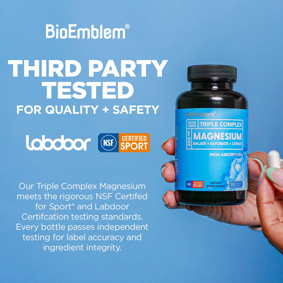 BioEmblem Triple Magnesium Complex, 300 mg, 90 Count