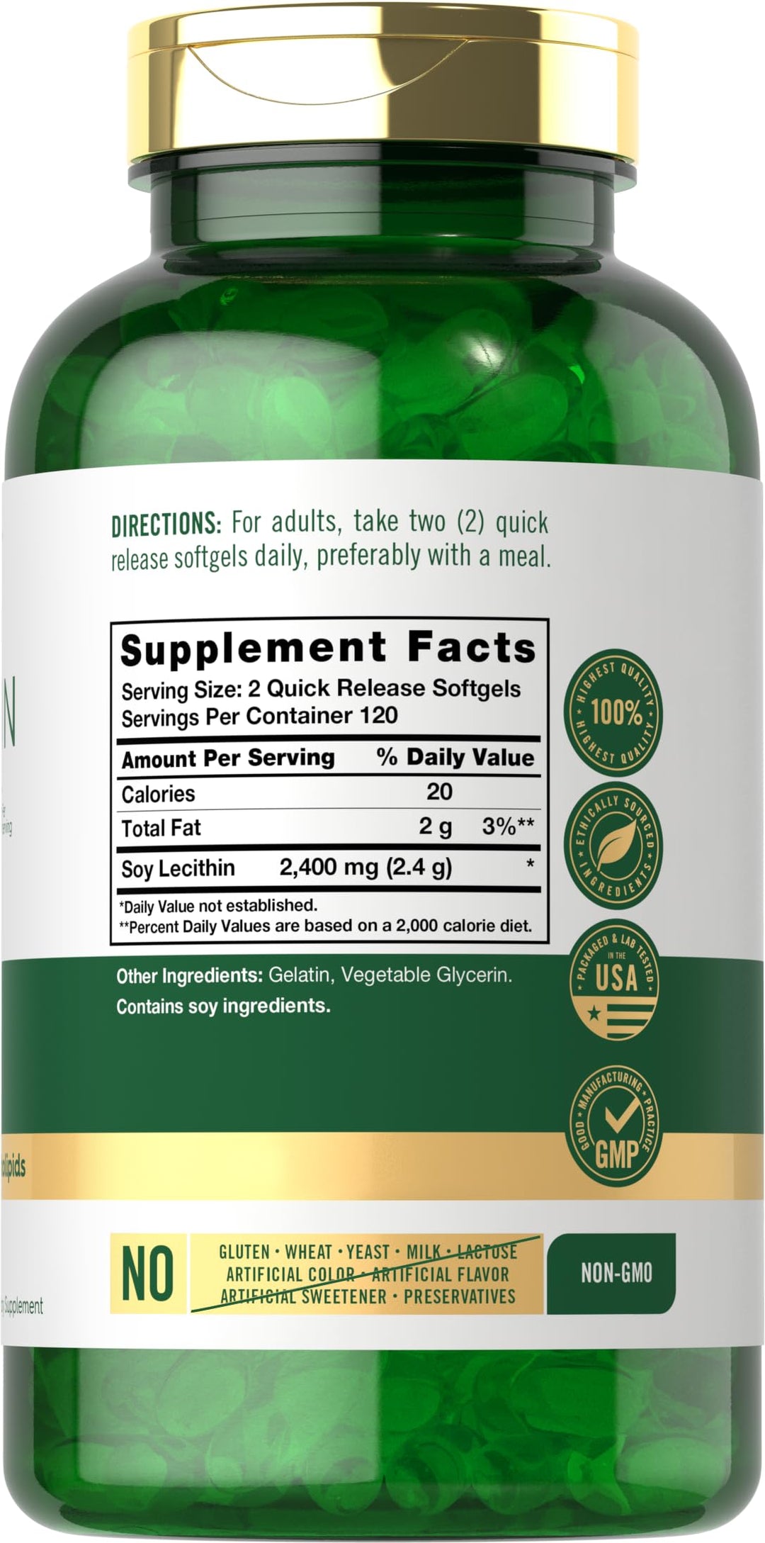 Carlyle Lecithin, 2400 mg, 240 Count