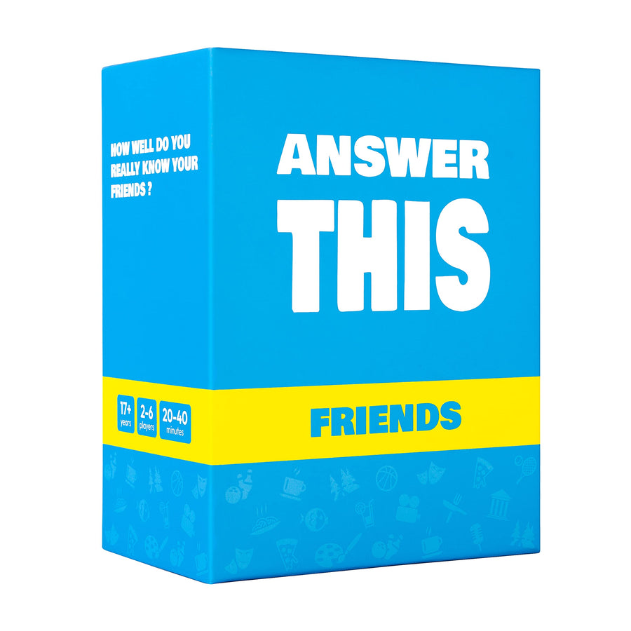 The World Game Answer This Friends Card Game