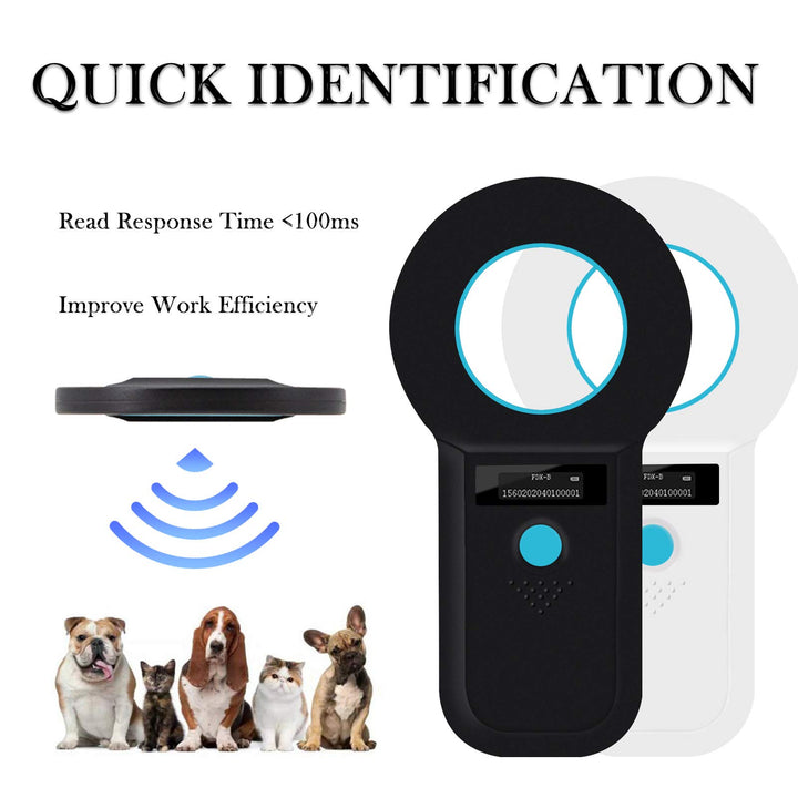 Smoostart Pet Microchip Scanner, Black