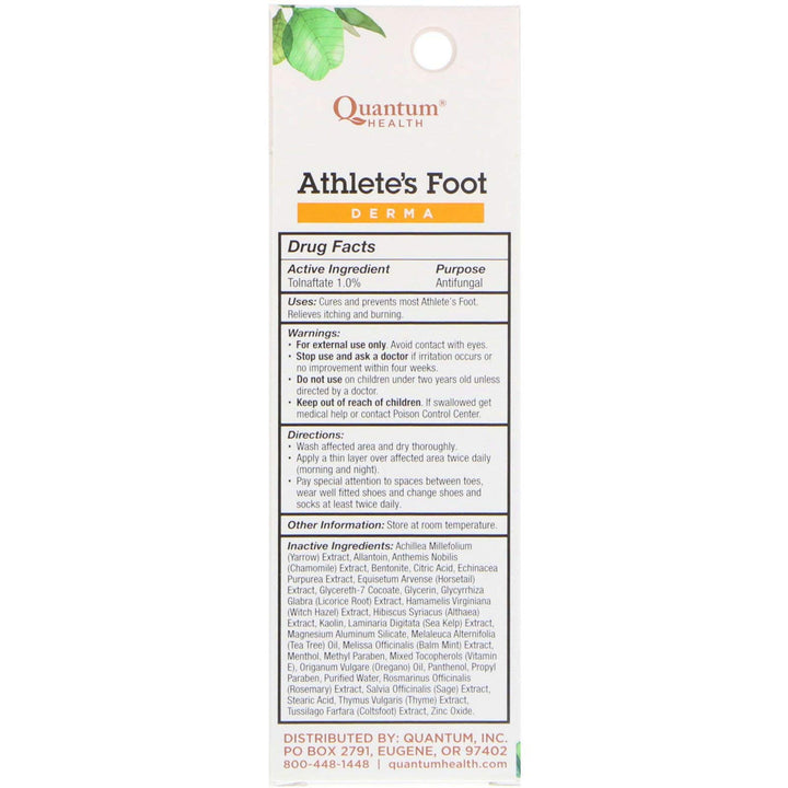 Quantum Health Athlete's Foot Antifungal Formula, 0.75 oz