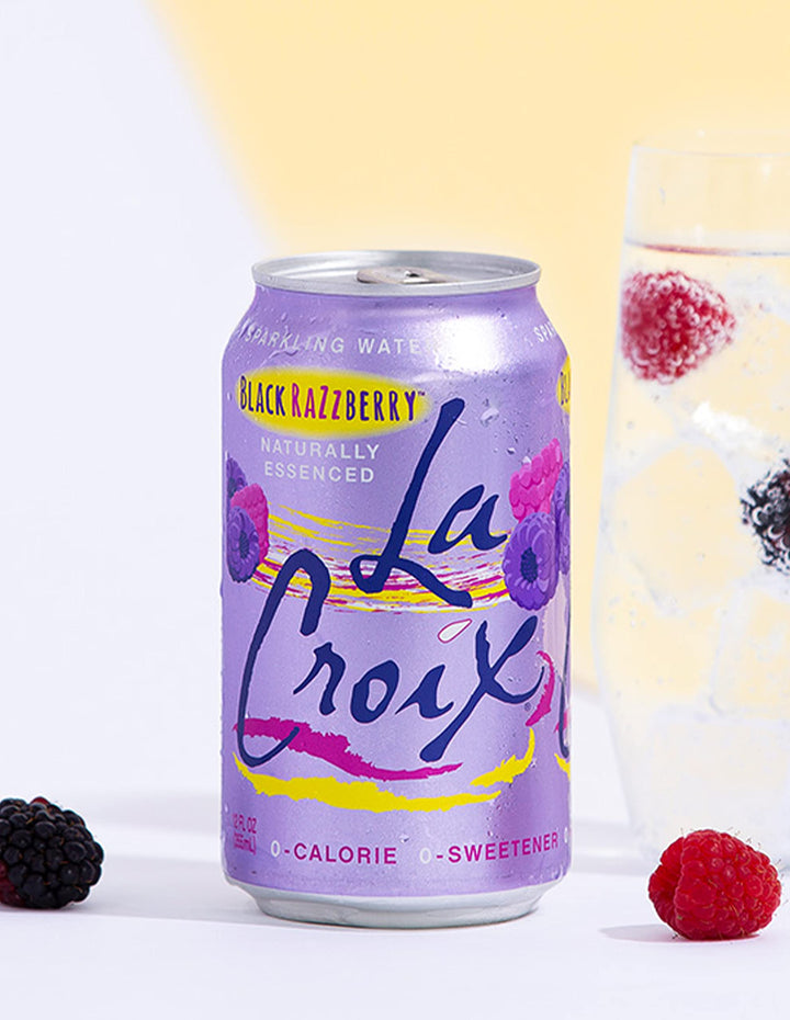 La Croix Black Razzberry Sparkling Water, 8 Count