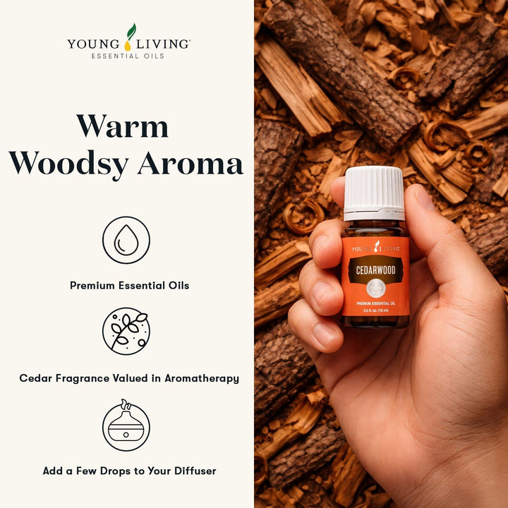 Young Living Cedarwood Essential Oil, 15 ml