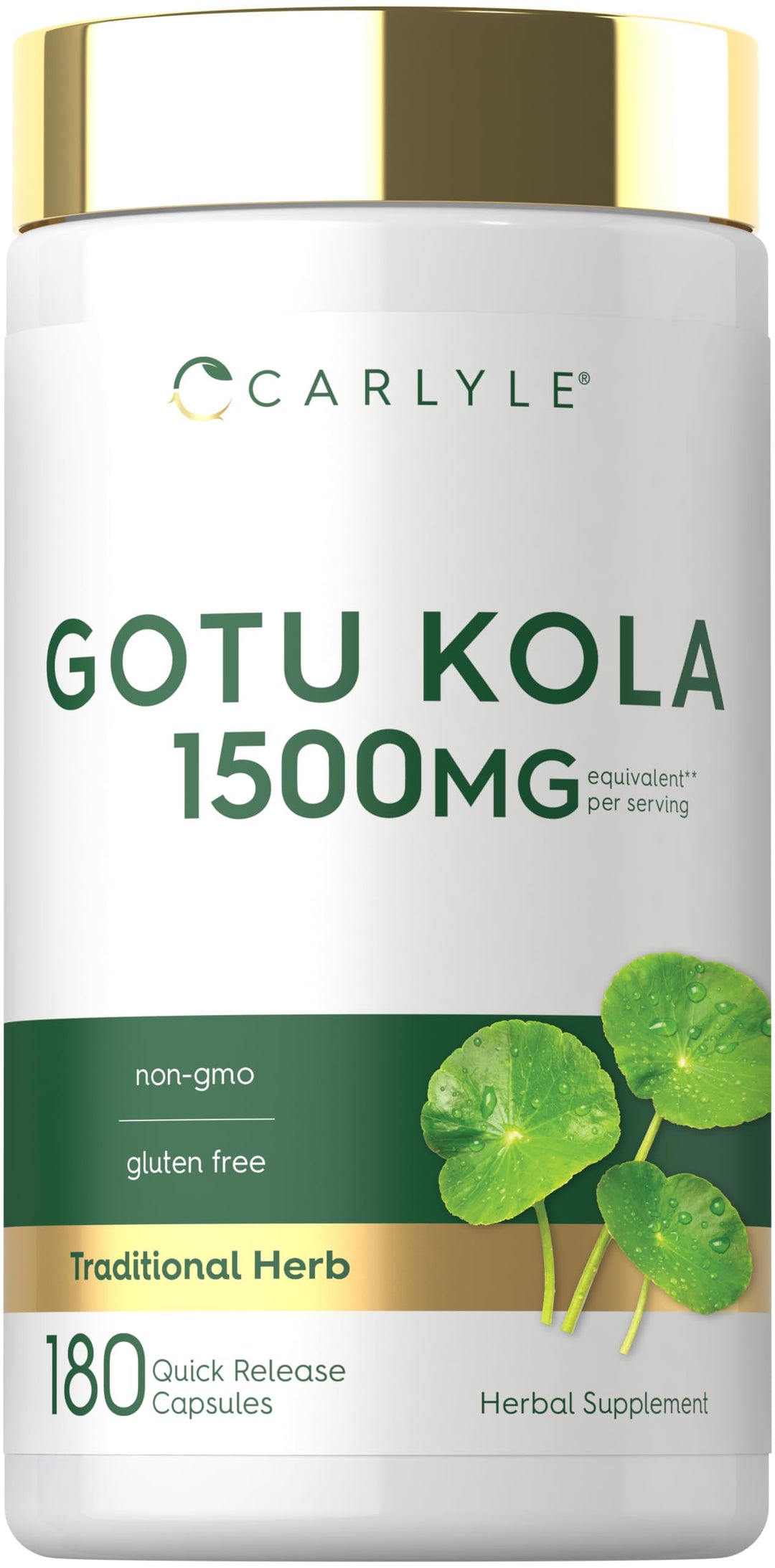 Carlyle Gotu Kola Capsules, 180 Count