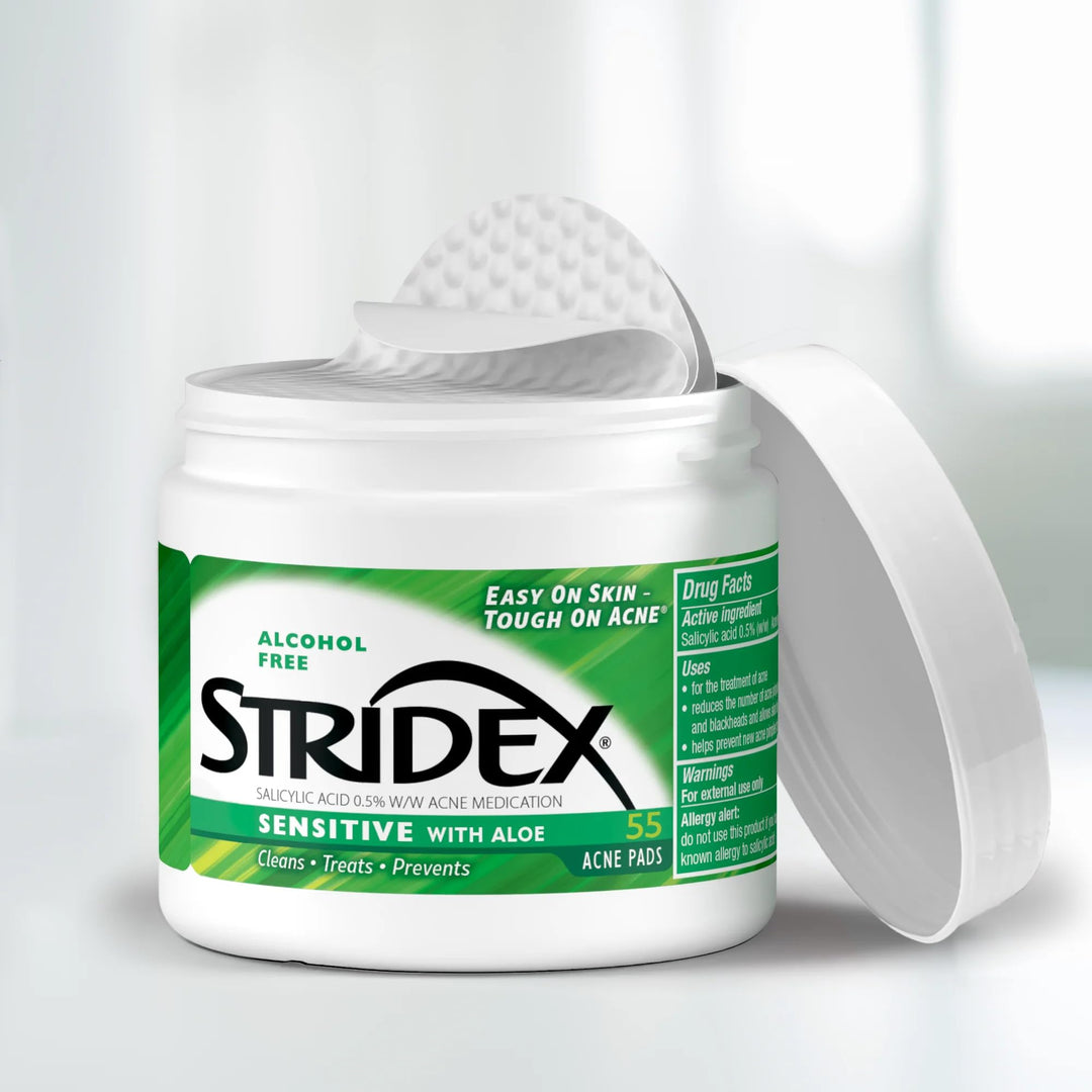 Stri-Dex Medicated Pads, Sensitive, 55 Count