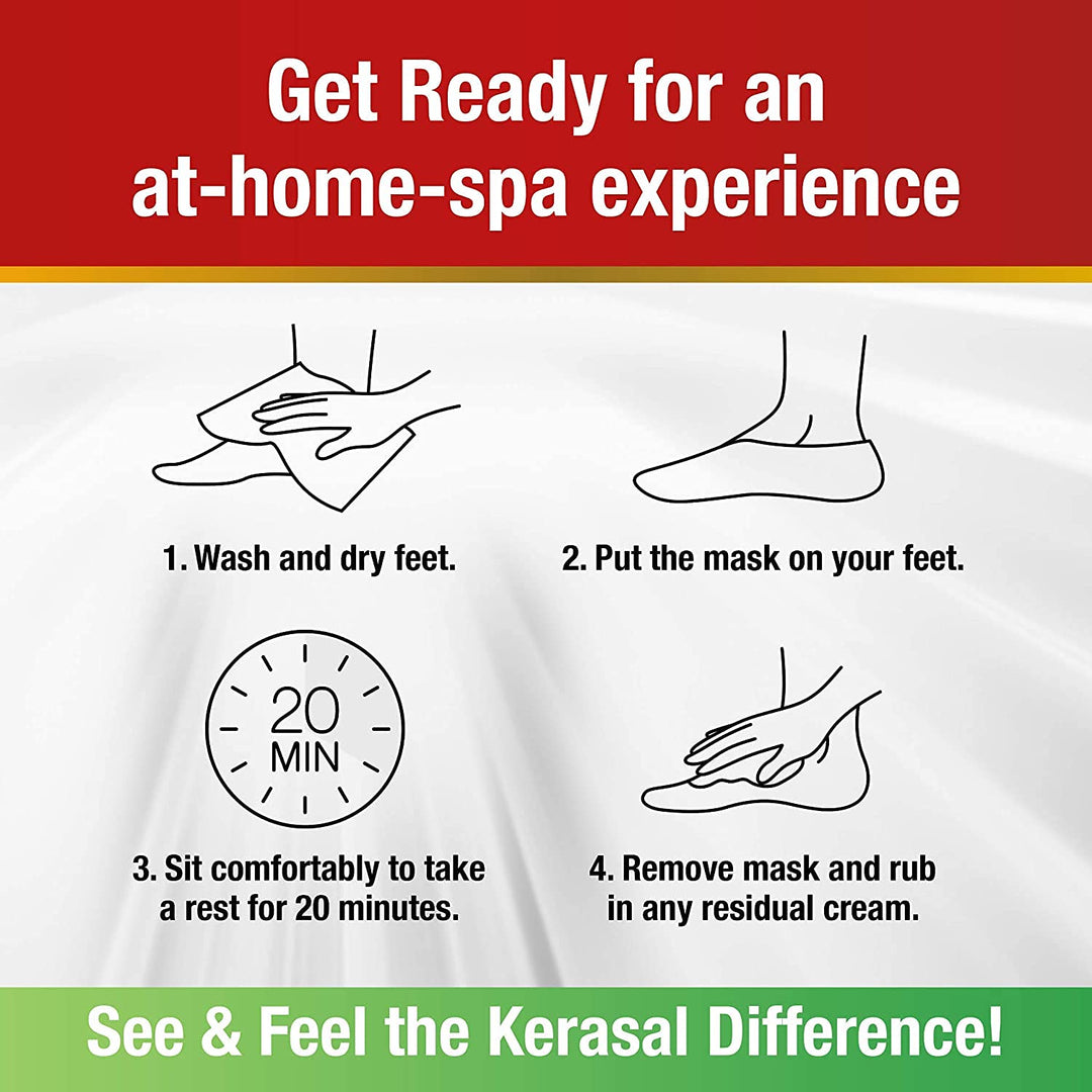 Kerasal Intensive Repair Foot Mask, 1 Count