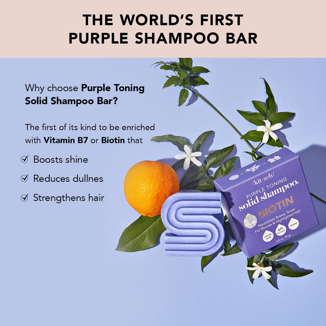 Kitsch Purple Shampoo Bar, 3.2 oz