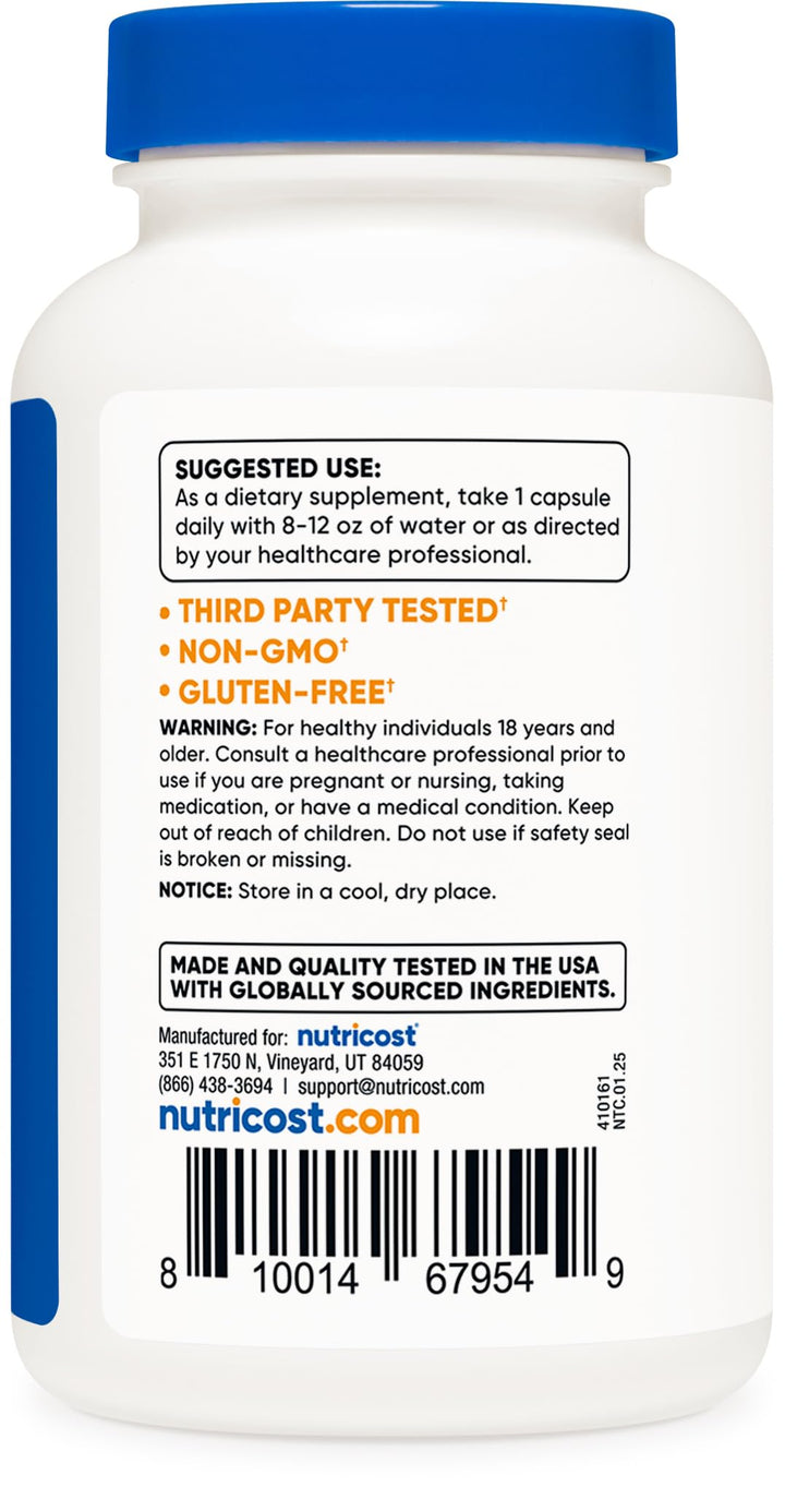 Nutricost Vitamin B1 Thiamine 500 mg, 120 Count