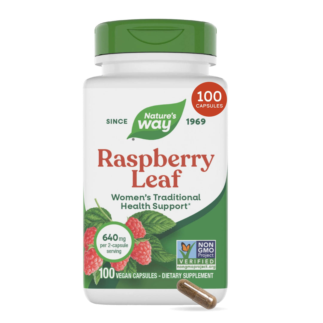 Nature's Way Raspberry Leaf, 100 Count