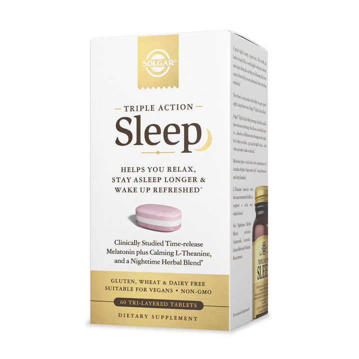 Solgar Triple Action Sleep, 60 Count