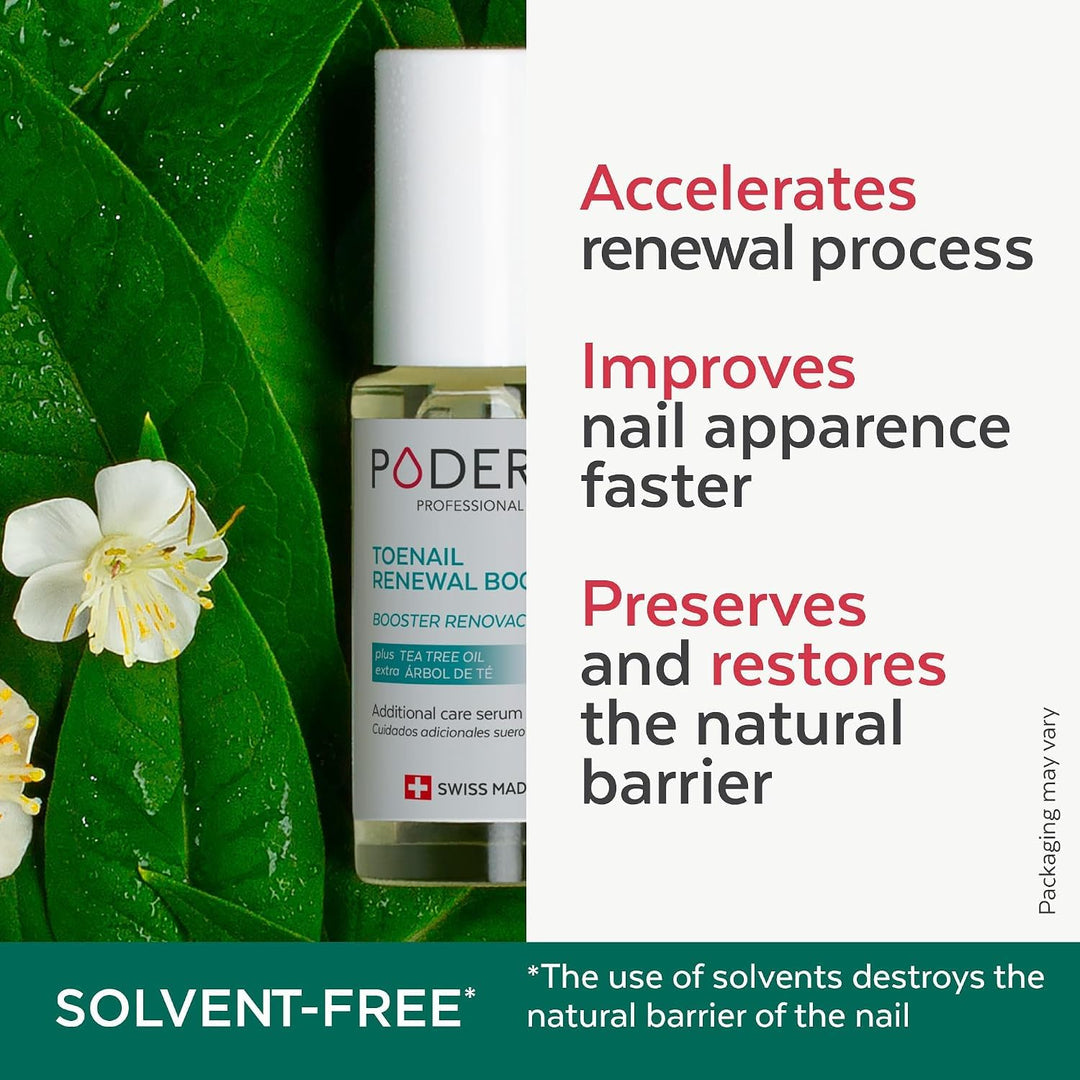 PODERM Toenail Renewal Booster, Tea Tree Oil Serum, 1 Count
