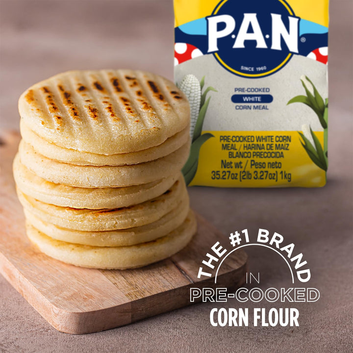 P.A.N. White Corn Meal, 2 lb 3.27 oz